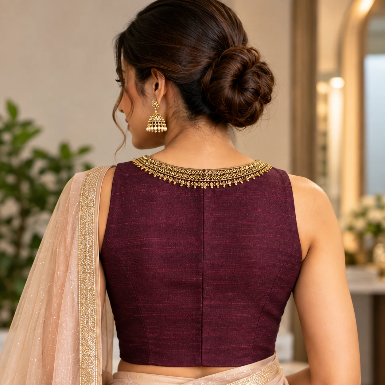 Blouse design back